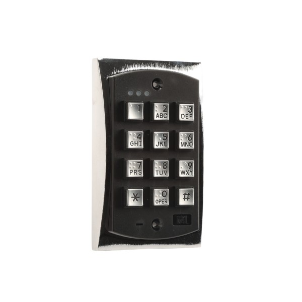 Linear - 2000 Series Em Style Flush-Mount Durable Metal Access Control Keypad - 0-294022