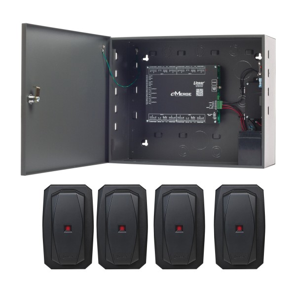 eMerge Essential Plus 4-Door with 4-Reader Bundle System