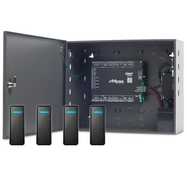 Linear/Osco eMerge Elite-36 4-Door Access Control System with Battery Backup (BT125) - 620-100905