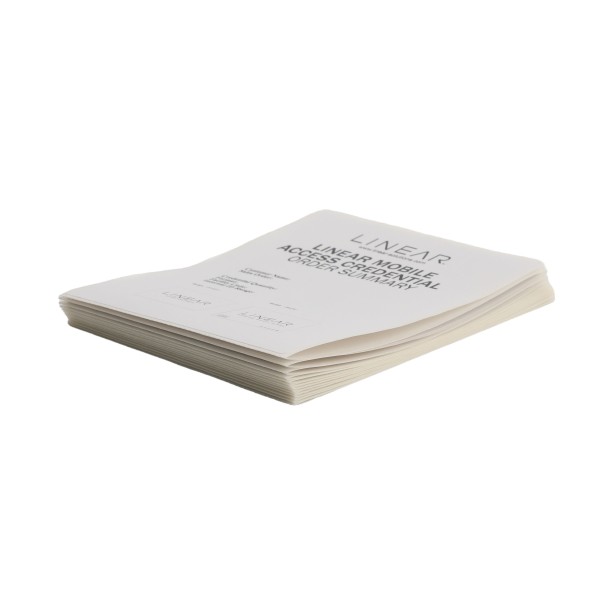 Linear BLE Mobile Credential (25 Pack) BT-MOB-LC - 830-0049C - Custom Code