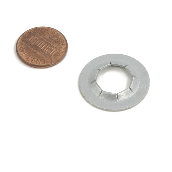 Linear / Osco 2400-029 Push Nut (penny shown for scale)