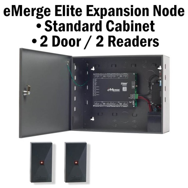 eMerge Elite 2-Door 2-Reader Expansion Node Bundle