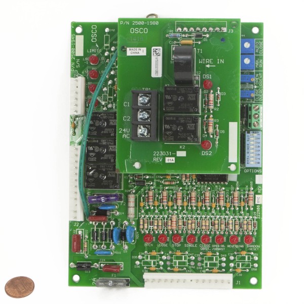 Linear / Osco Control Board with 3 Phase Motor Board for Automatic Gate Operators - 2510-295