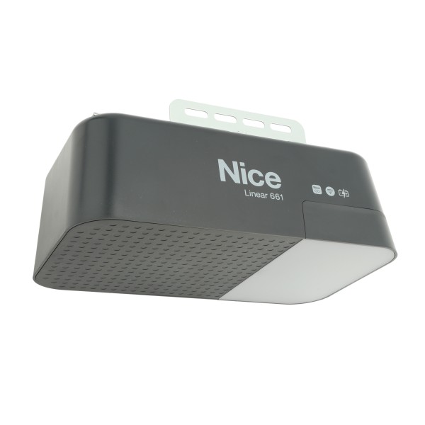 Nice Linear 661 Smart Garage Door Opener - (Integrated Battery / DC Motor / WIFI and Bluetooth)