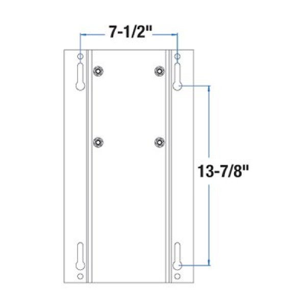 Nice Linear Wall Mounting Plates for MCX-J and MCX-H - MM00651
