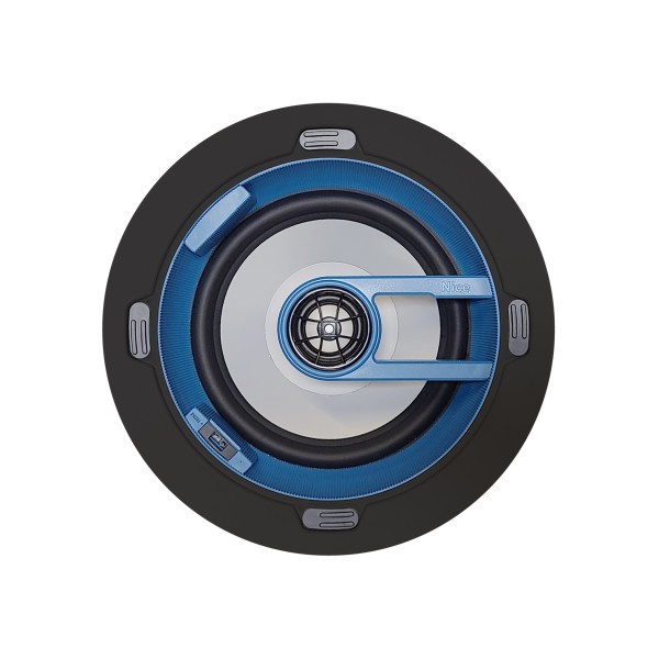 Linear/Osco Speaker System 6.5inch In-ceiling speaker with anodized aluminum woofer, Pivoting 1 inch anodized aluminum AccuAim tweeter/ tool-less install, per Each - SC2-IC6
