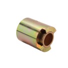 Linear / Osco 2110-777 Reducer Coupler with Oilite Bushing (Grid Shown For Scale)
