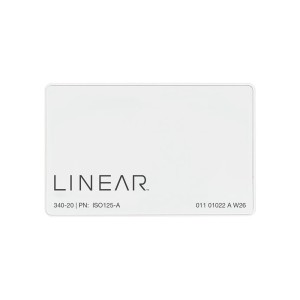 Linear 125 kHz RFID Imageable ISO Card for AWID Readers (25 Pack) ISO125-A - 830-00410 - Randomized Code