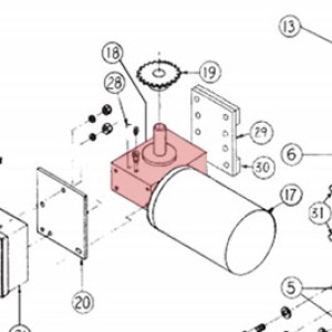 Gear Reducer Linear 2200-097