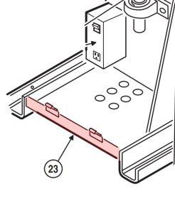 Linear / Osco 2200-874 Control Box Hinge, Male