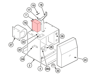 Linear / Osco 2200-954 Gear Reducer 20:1