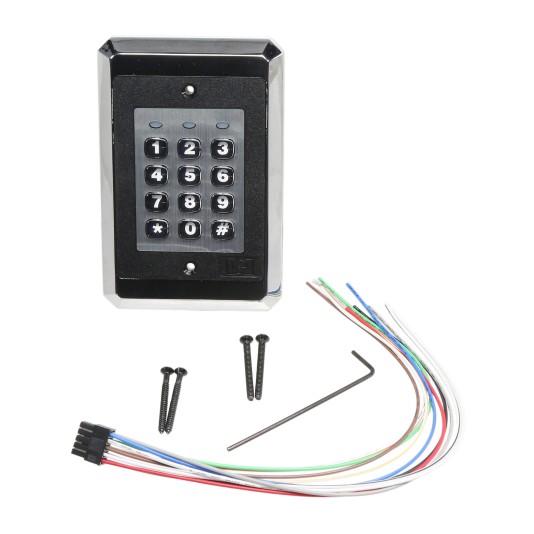 Linear - 1212Il Weather Resistant Indoor/Outdoor Flush-mount Weather Resistant Keypad - 0-230722 - 212iLW