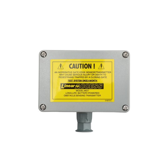 Linear - Safety Gate Edge Transmitter with Hardware Linear MGT- 2510-372