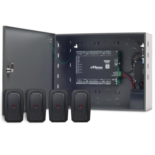 eMerge Elite-36 4-Door Standard Cabinet W/4-Reader Bundle System