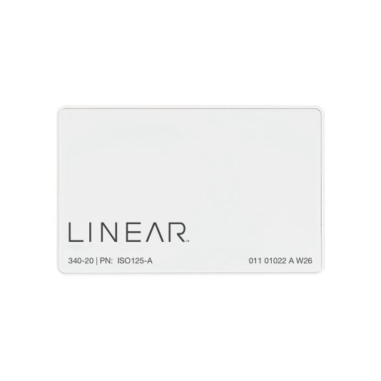 Linear 125 kHz RFID Imageable ISO Card for AWID Readers (25 Pack) ISO125-AC - 830-0041C - Custom Code