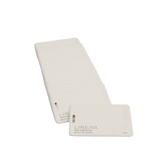 Linear 13.56 MHz RFID Imageable Clamshell Card (25 Pack) CLM135-LC - 830-0047C