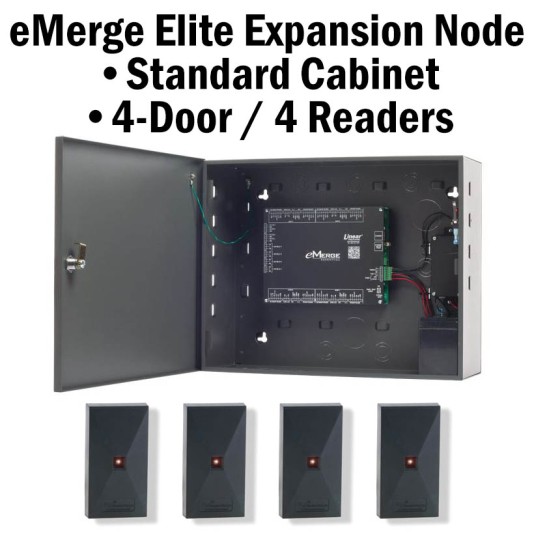 eMerge Elite 4-Door 4-Reader Expansion Node Bundle