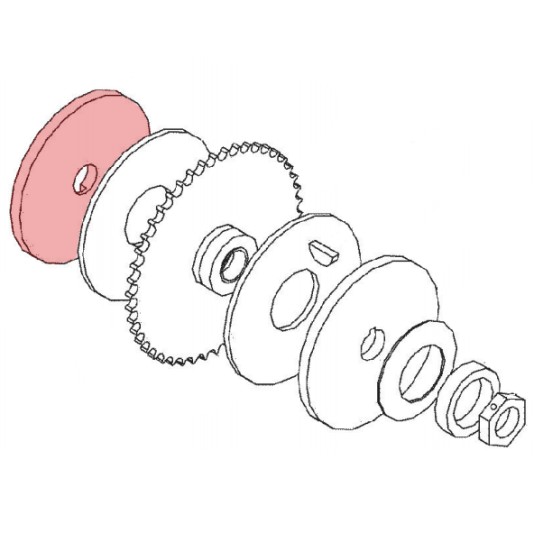 Linear / Osco 2100-1650 Plate with Solid Pin Groove