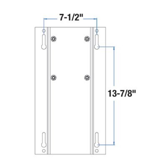 Nice Linear Wall Mounting Plates for MCX-J and MCX-H - MM00651