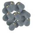 Linear 125 kHz RFID Imageable Keyfob for AWID Readers (25 Pack) KFB125-AC - 830-0045C