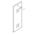 Linear / Osco 2110-318-WS Door Louvered with Lock BG BGU