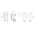 Nice Linear Continuous Duty Commercial/Industrial Jackshaft with Emergency Chain Hoist - MCX-H