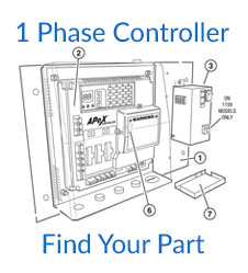 Linear GSLG-A 1 Phase Controller Parts